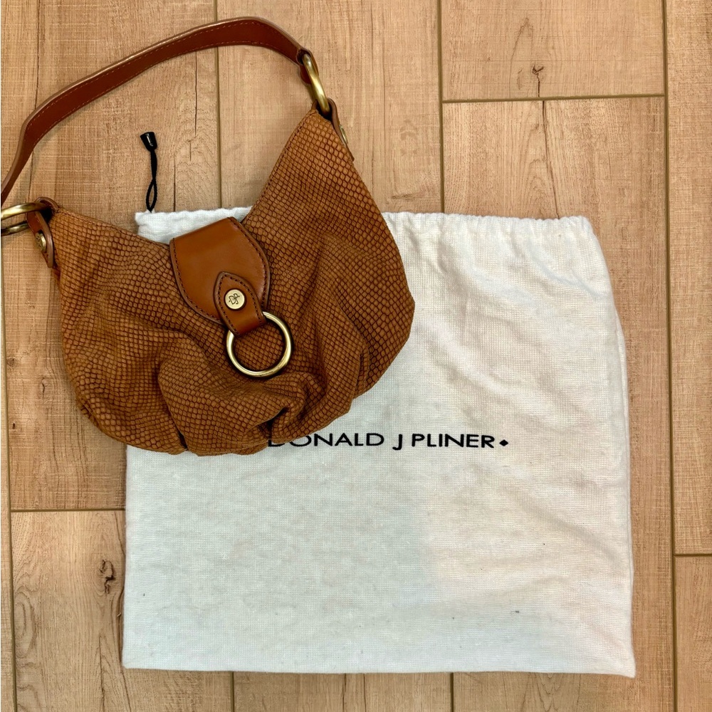 Donald J. Pliner Snake Small Hobo Bag with duster